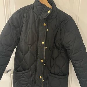 J. Crew New quilted cocoon puffer coat